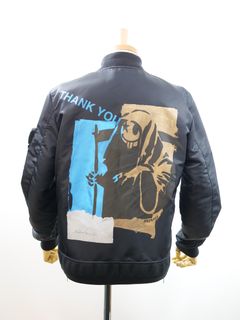 ONEMADE / LANDERBLUE別注 / 48サイズ(M〜L) / MA1 /リバーシブル / ハンドメイド/ MADE IN JAPAN