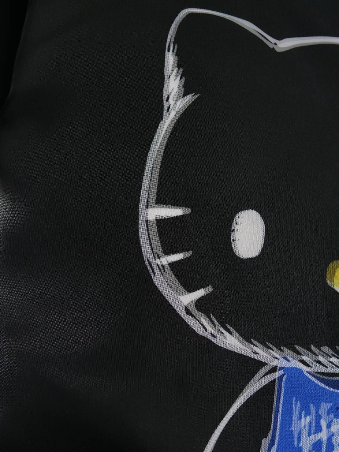 【3Dハローキティデザイン】TR-094 アートTシャツ / サンリオコラボ /BLACK/ ユニセックス