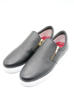 3000 Black / レザースリッポン / 牛革 / 黒 / ZIPタイプ
