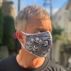 【お洒落なマスク】現代作家が手がけるアートなユニセックスマスク / 抗菌抗ウィルス / Etack / イオンブロック
