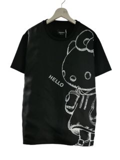 【3Dハローキティデザイン】TR-095 アートTシャツ / サンリオコラボ /BLACK / ユニセックス