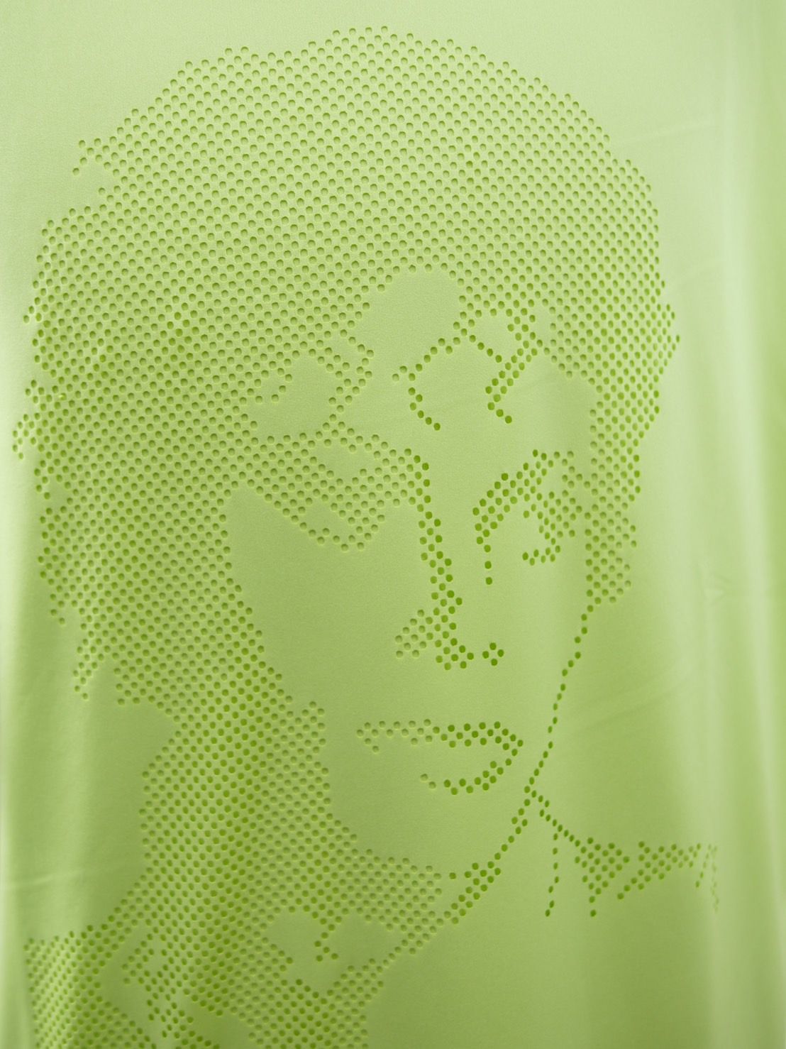 【ドットで表現された作品】 Tシャツ / オーバーサイズ / ARTブランド / Lme Green / ライムグリーン / 絵画 / アートピース / ONEMADE