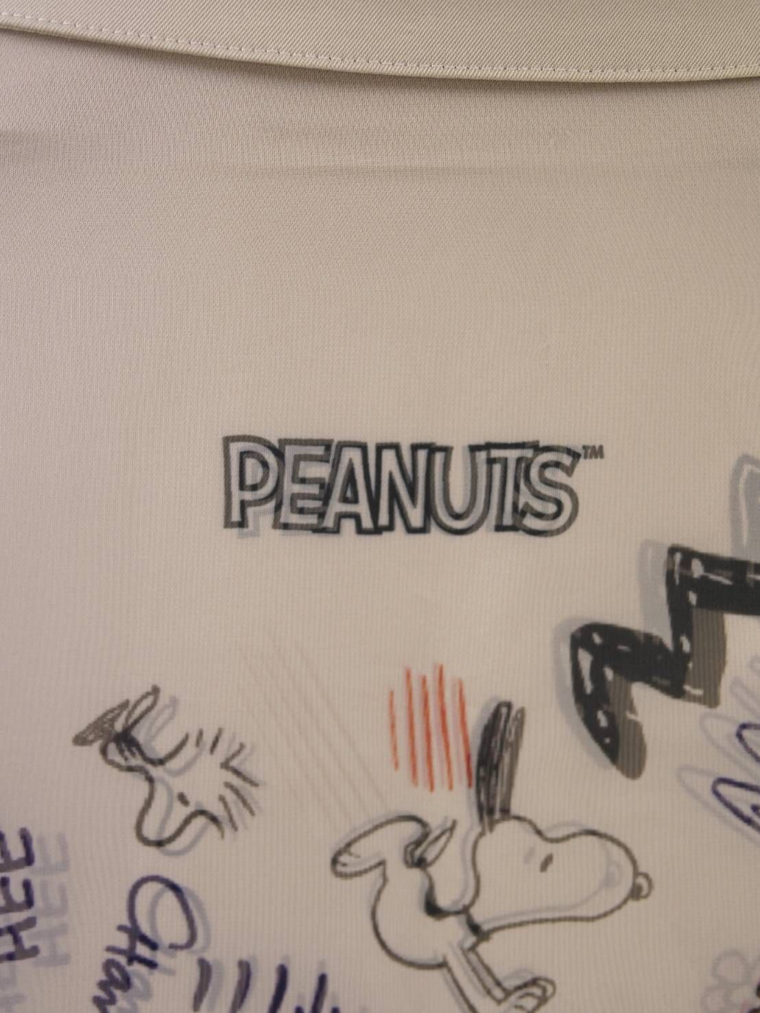 【スヌーピーシリーズ】 TR-014 / コーチジャケット / PEANUTS / SNOOPY / ライセンス商品 / 3Dアート / スヌーピーデザイン / BEIGE / UNISEX