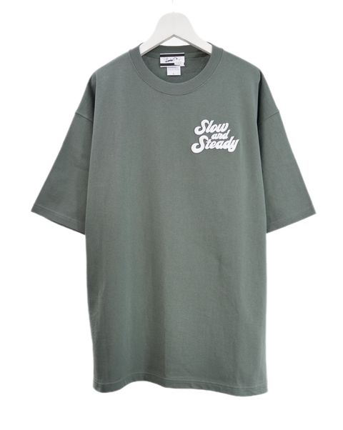 【3D刺繍】LANDER BLUE オリジナル / 刺繍Tシャツ / 高品質な厚手Tシャツ / 9オンス / ビックシルエット / ヘビーウェイトTシャツ / ヘビーオンスTシャツ