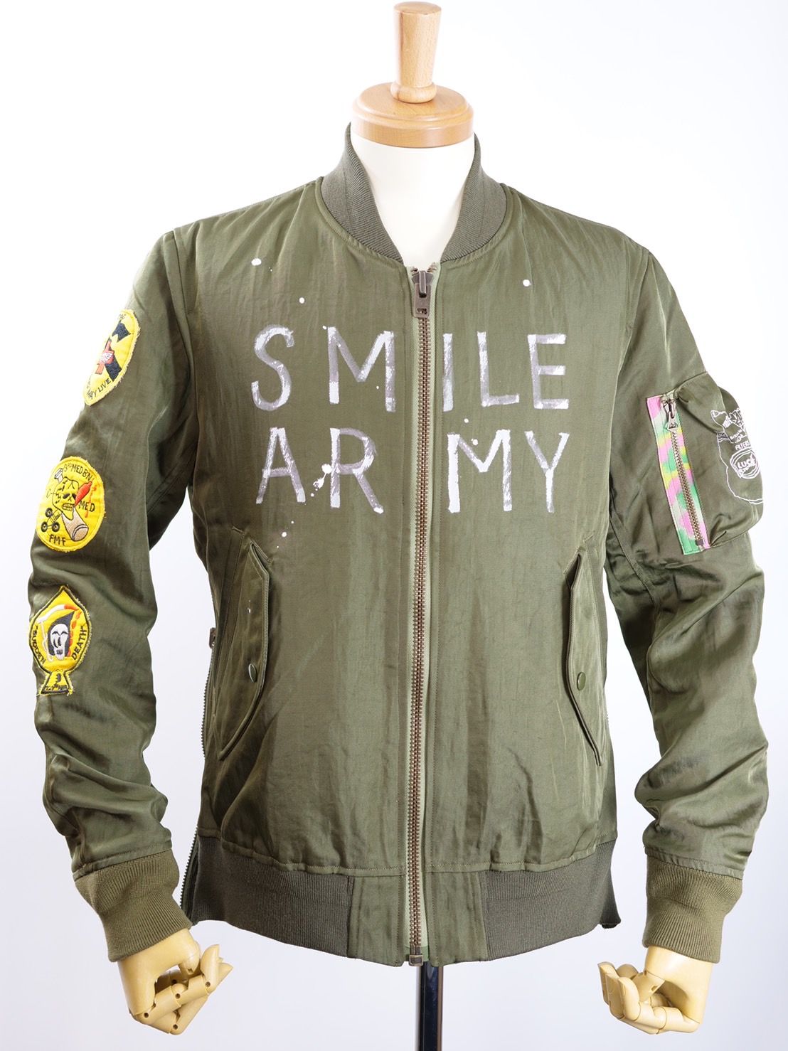 ONE-778B SPECIAL MA1 /  Reversible / リバーシブル / 2WAY Jacket / ハンドメイド / アート