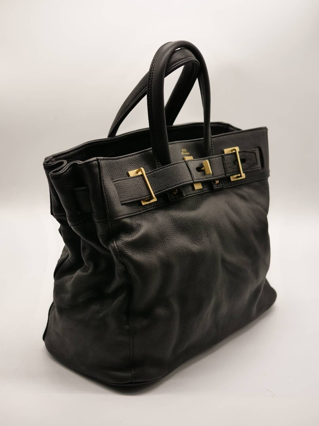 【M.U.L/ エムユーエル】姫路本革（レザー） ブラック / Mサイズ / 日本製 / Made in Japan /トートBag / メンズ レディース 兼用 UNISEX