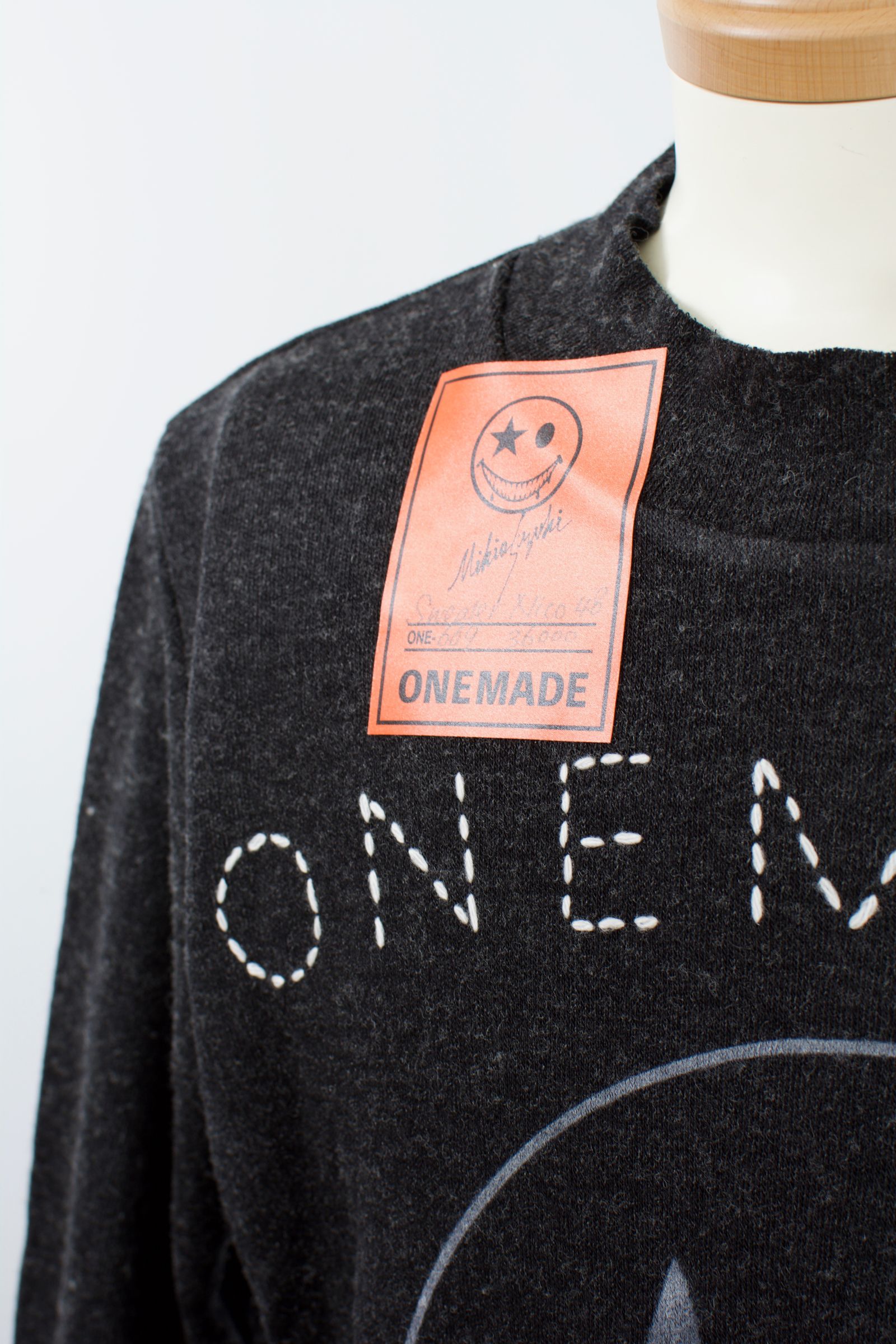 ONE-669 SWEATER NICO / ウール混セーター / HANDMADE / ハンドメイド / MADE IN JAPAN