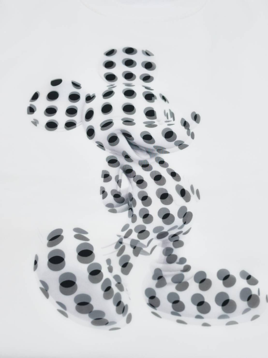 【MAXSIX3Dシリーズ】 DOTS / MICKEY / アートTシャツ / ディズニーライセンス商品  / WHITE / ユニセックス