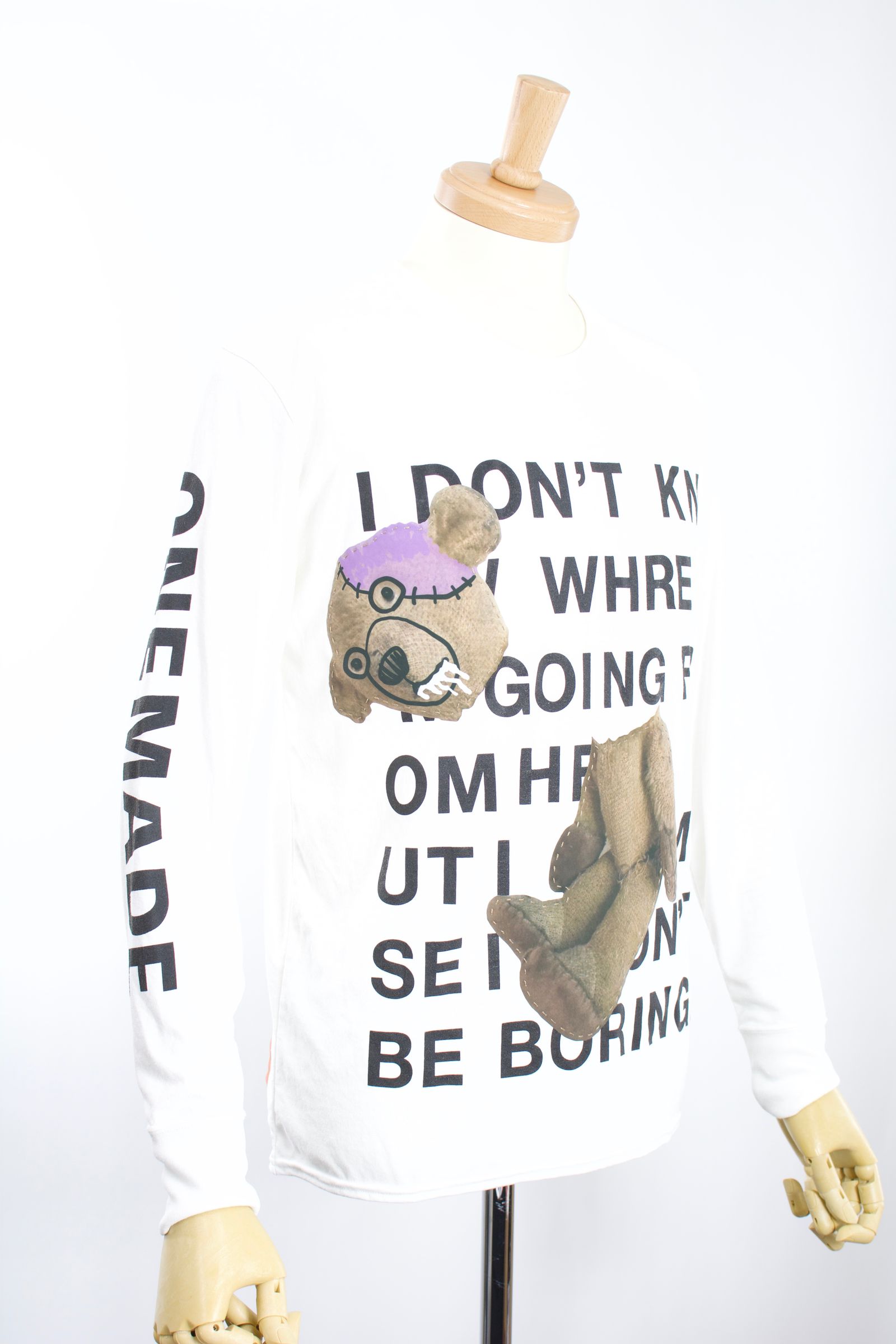 ONE-736 LONG TEE / ハンドメイド / リサイクルTシャツ ロングTシャツ