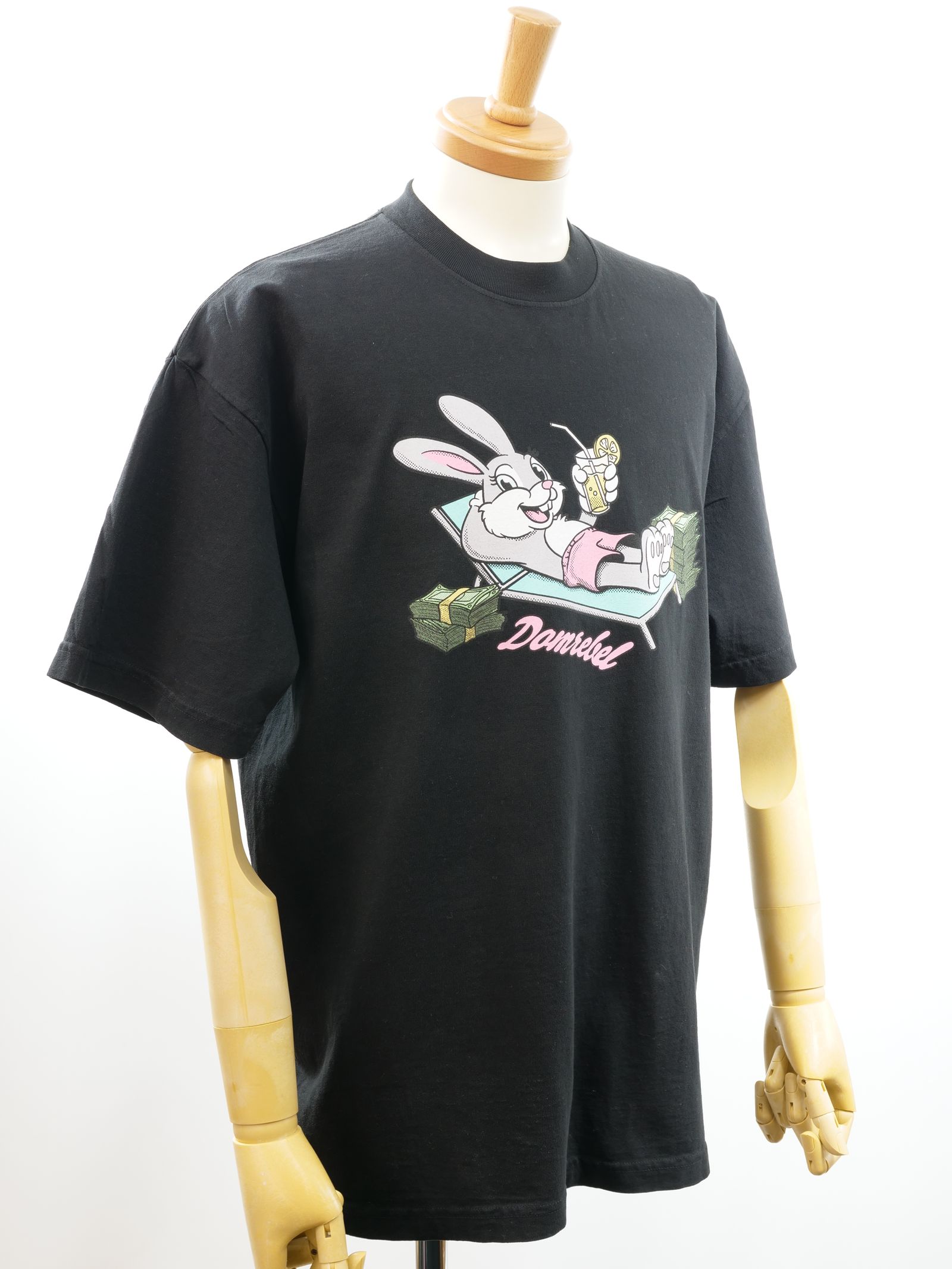 BUCKS BOX T / BLACK / 黒色 / オーバーサイズ  / USA産コットン / ヘビーオンス /厚手