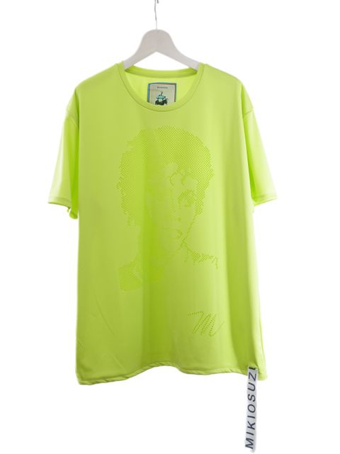 【ドットで表現された作品】 Tシャツ / オーバーサイズ / ARTブランド / Lme Green / ライムグリーン / 絵画 / アートピース / ONEMADE