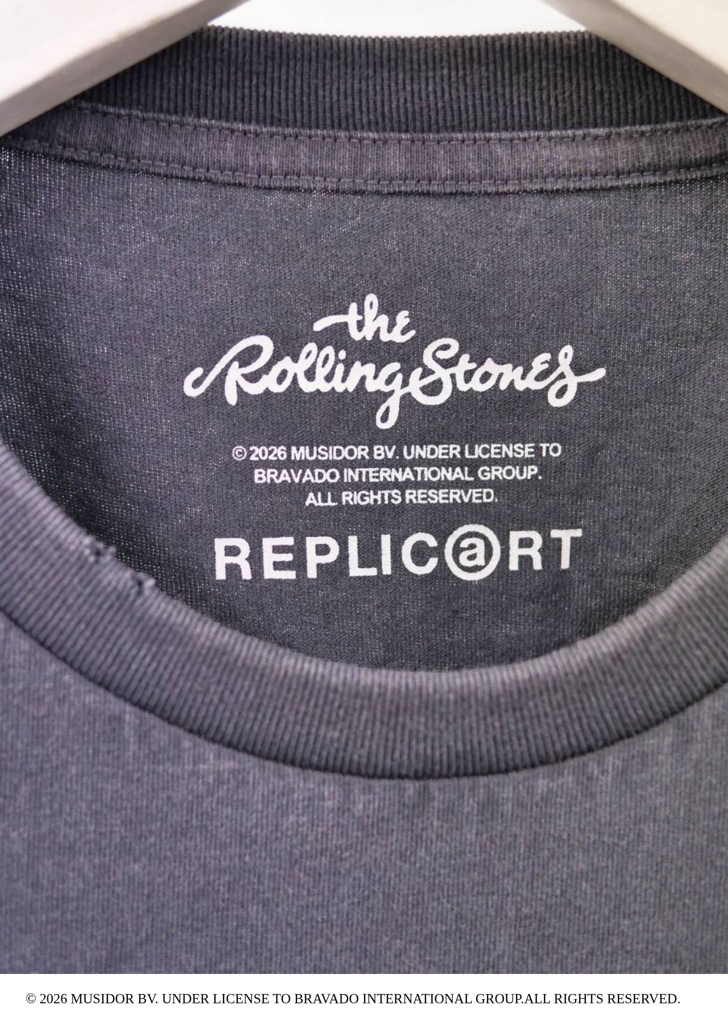 【ローリングストーンズ】 RP-RS-001 / The Rolling Stone Tシャツ / Charcoal / ユニセックス