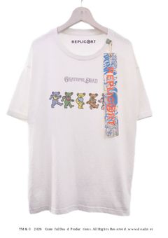 【グレイトフルデッド】 RP-GD-003 / Grateful Dead Tシャツ /  WHITE / ユニセックス
