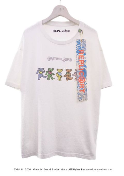 【グレイトフルデッド】 RP-GD-003 / Grateful Dead Tシャツ /  WHITE / ユニセックス