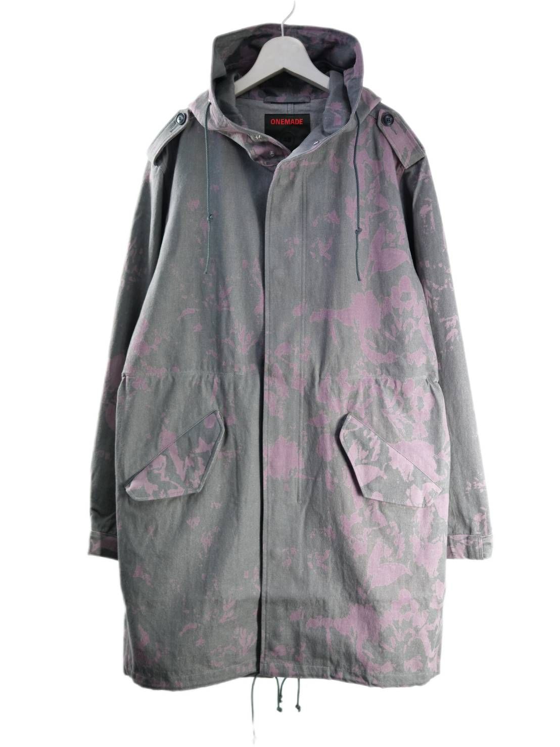 Y240901-1 FAITH CONNEXION ペイントモッズコート　M FAITH CONNEXION(フェイスコネクション) ペイント加工モッズコート