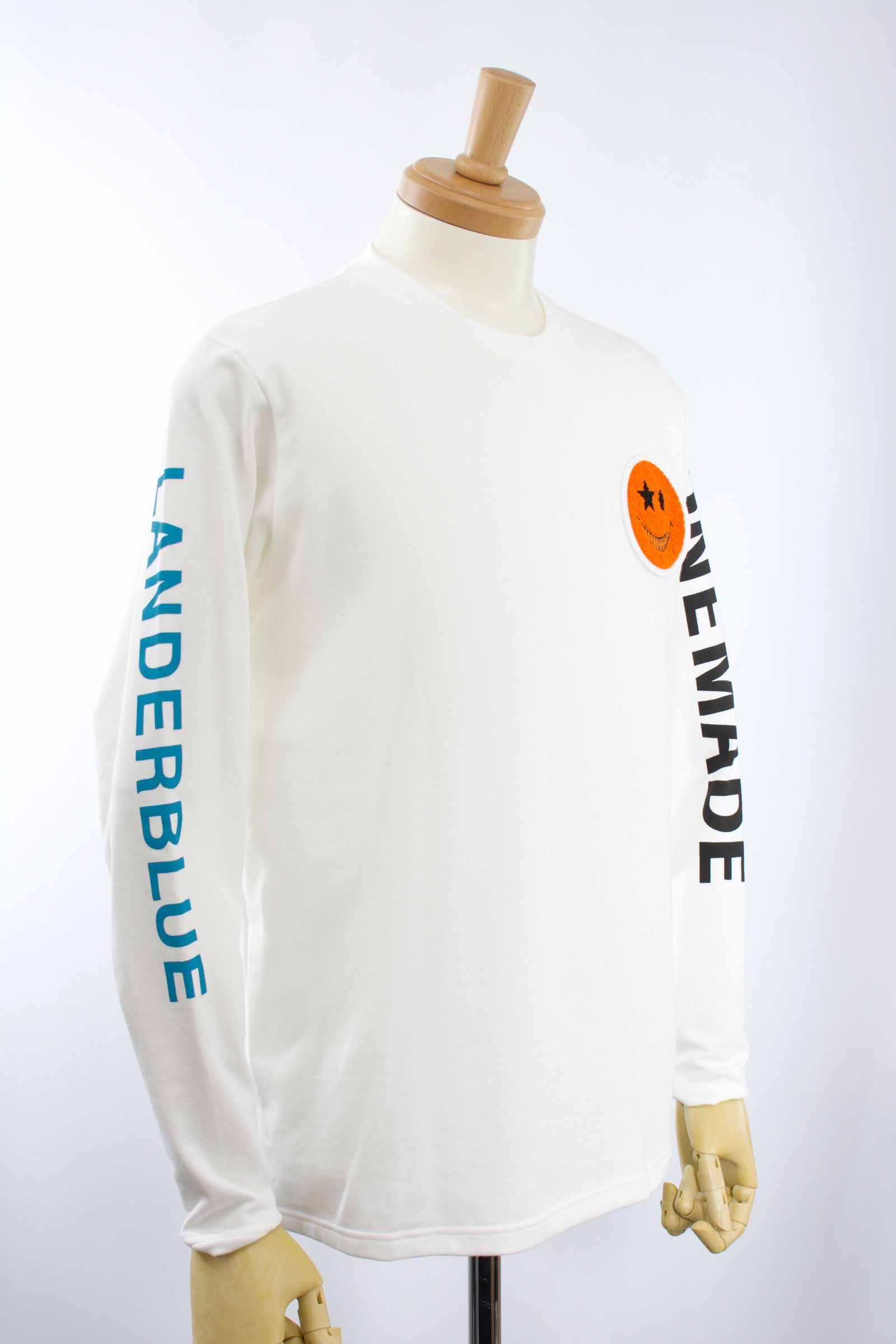 ONEMADE×LANDERBLUE「別注」ONE-710 /  Mサイズ / ロングTシャツ / HAND MADE / MAXSIX /MIKIO SUZUKI