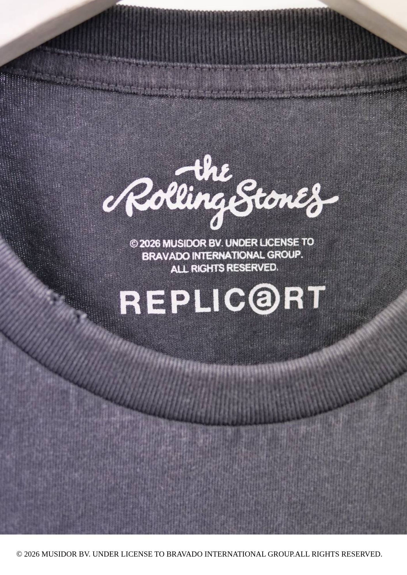 【ローリングストーンズ】 RP-RS-003 / The Rolling Stone Tシャツ / Charcoal / ユニセックス