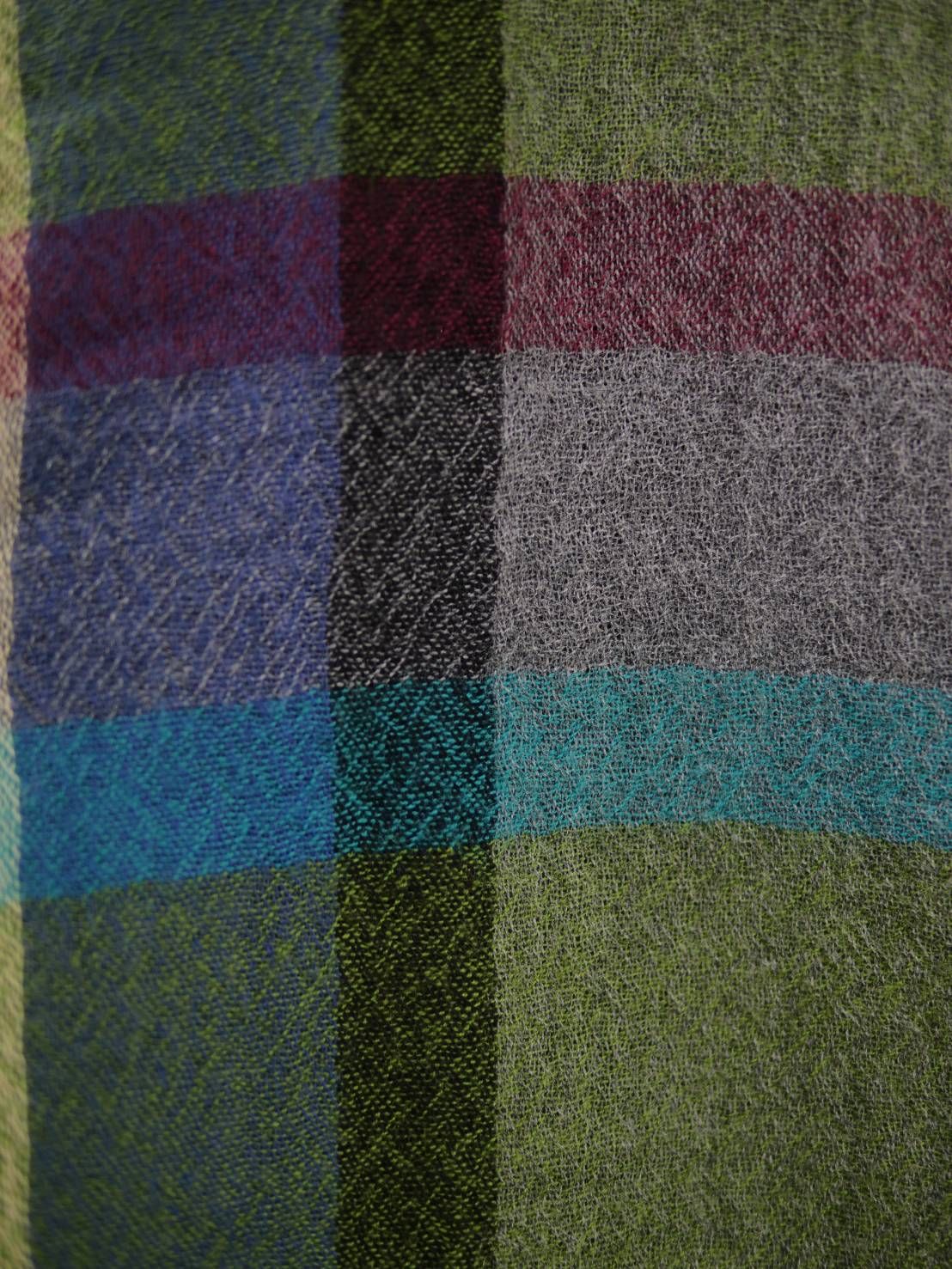 【ウール100％】レイヤードチェックシャツ｜一枚で完成する40代大人の上質コーデ