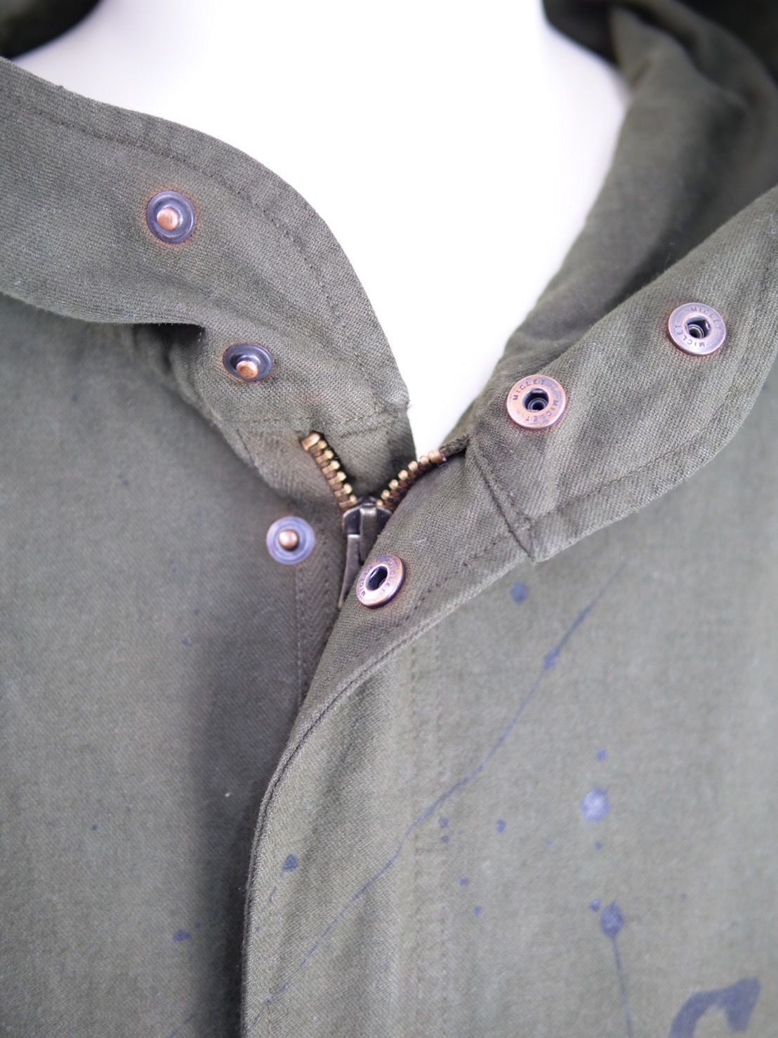 【世界で一枚だけ】 MODSCOAT / UNISEX / ユニセックス / ヴィンテージカーキ / ハンドメイド / タイダイ染め / 手染めモッズコート / HAND MADE / アートブランド