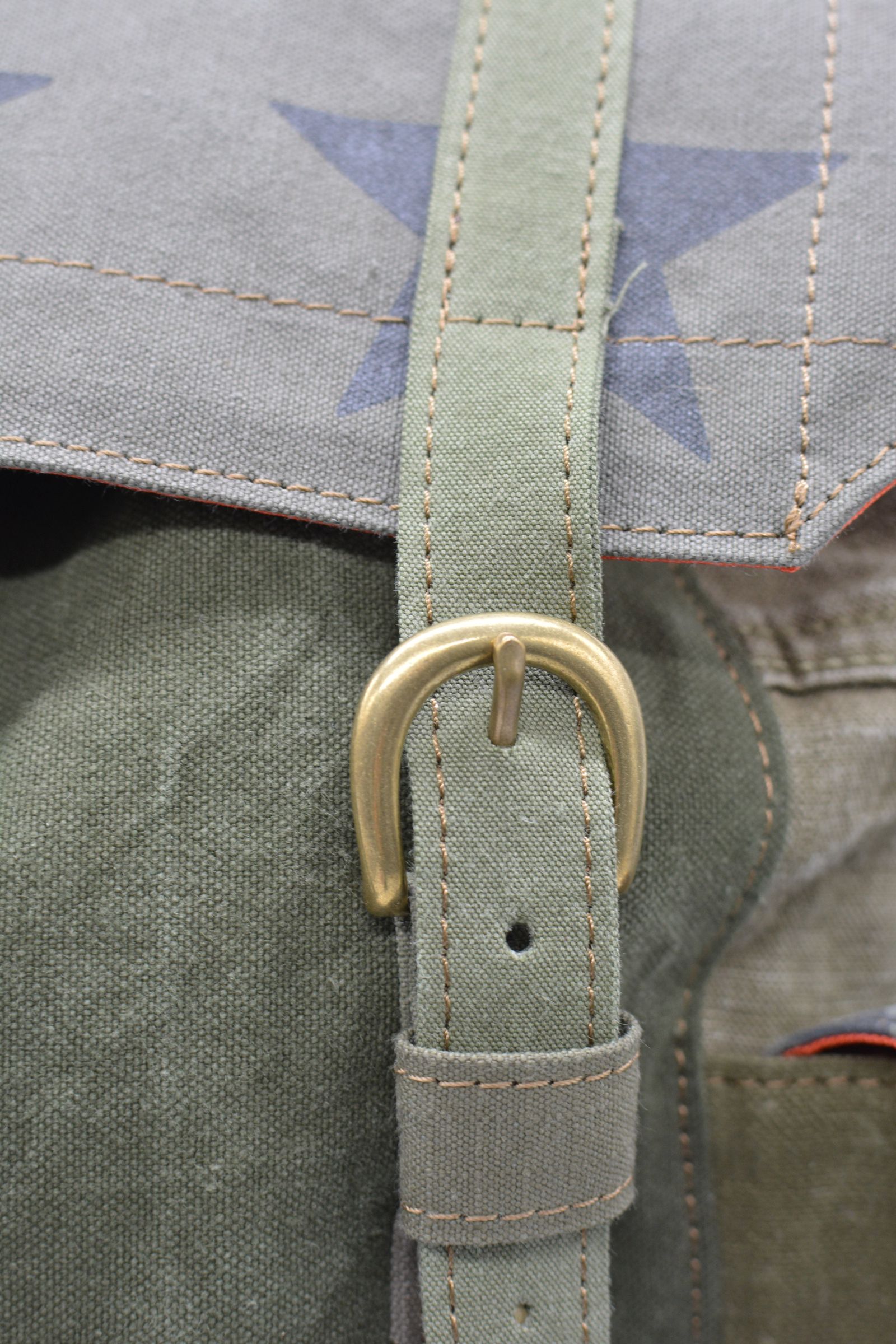 ONEMADE REBUILD LINE / ONE-684 RUCK SACK  / ヴィンテージ / HAND MADE / アートブランド / フランスダッフルバッグ解体