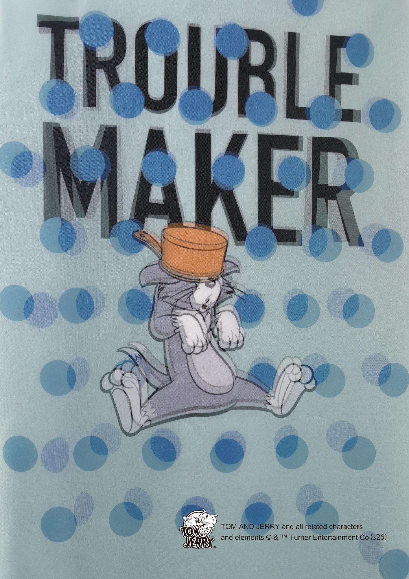 【TOM&JERRY×TRIPPY MIKIO ART 】 TR-159 / 3Dシャツ / SAX / ユニセックス