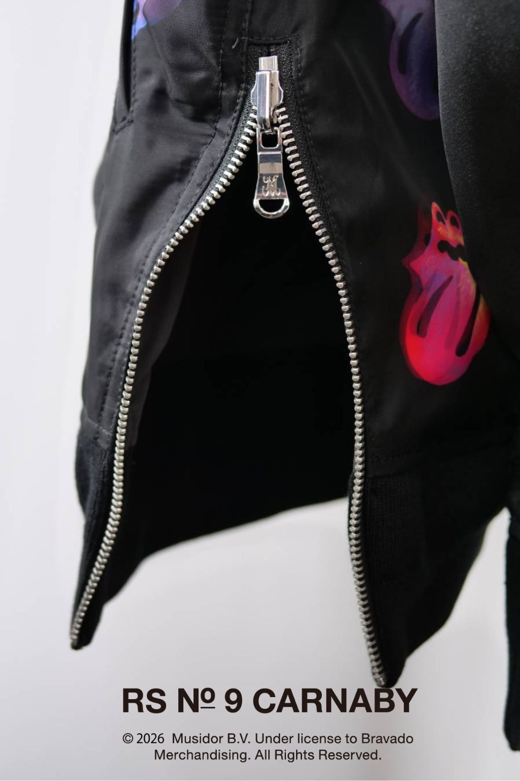 【The Rolling Stones】 RS No.9 CARNABYコラボレーション / TR-143 BLACK / REVERSIBLE 3D MA1 /