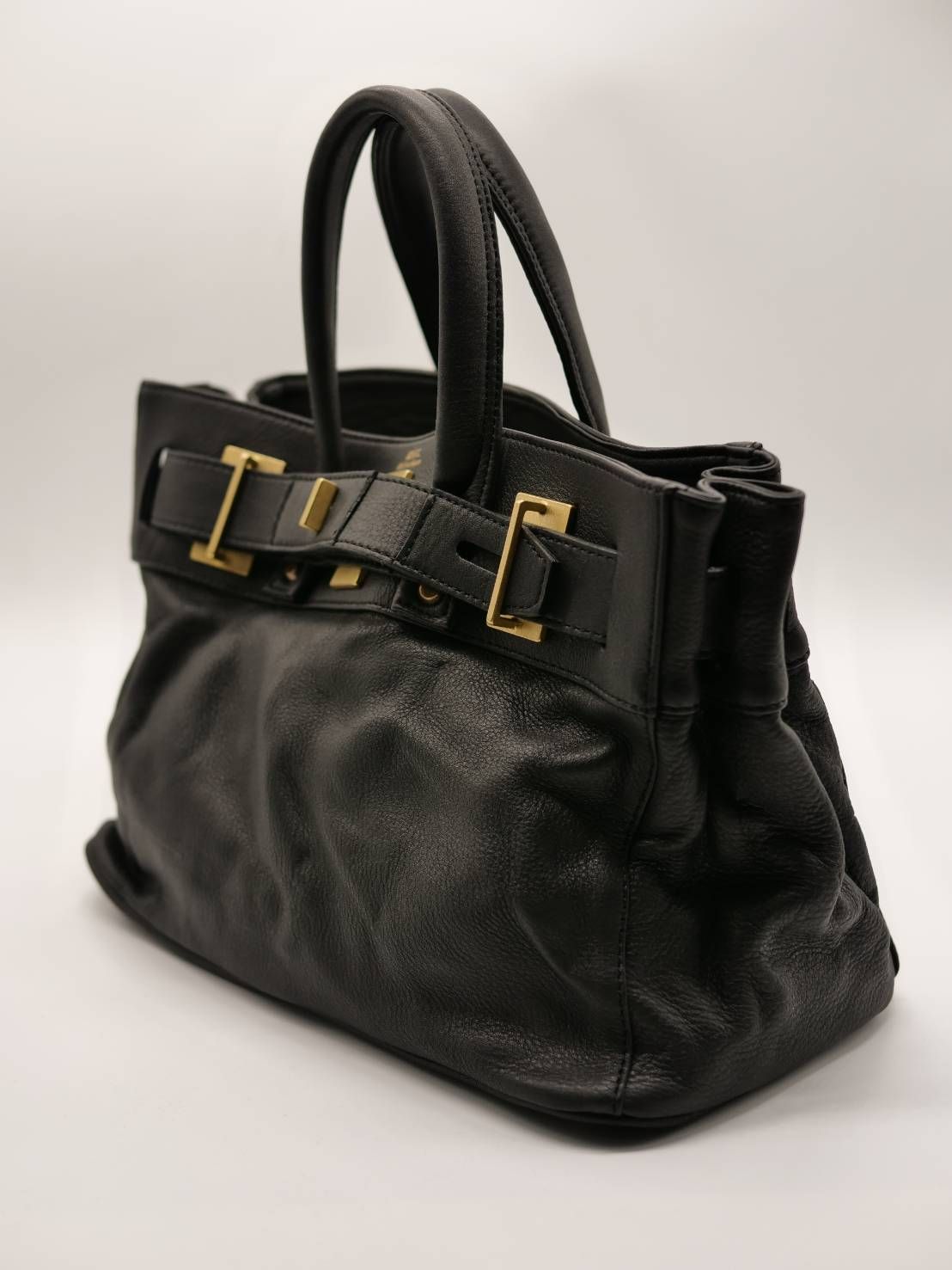 【M.U.L/ エムユーエル】姫路本革（レザー） ブラック / Sサイズ / 日本製 / Made in Japan /トートBag / メンズ レディース 兼用 UNISEX