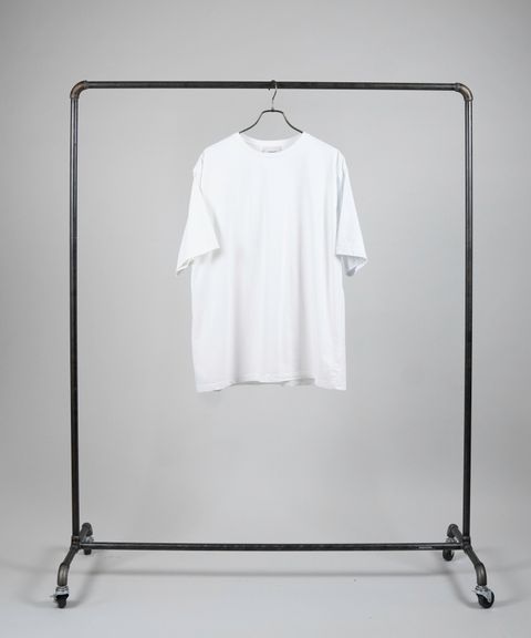 【大人が着用するオーバーサイズT】 リラックスサイズ / コットン / ホワイト / 高級素材 / インド超長綿