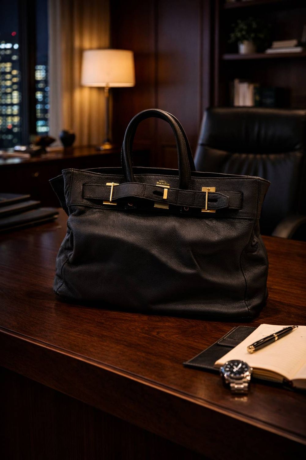 【M.U.L｜大人のための本革トートバッグ】潔く凛とした佇まい｜40代からのレザーバッグ