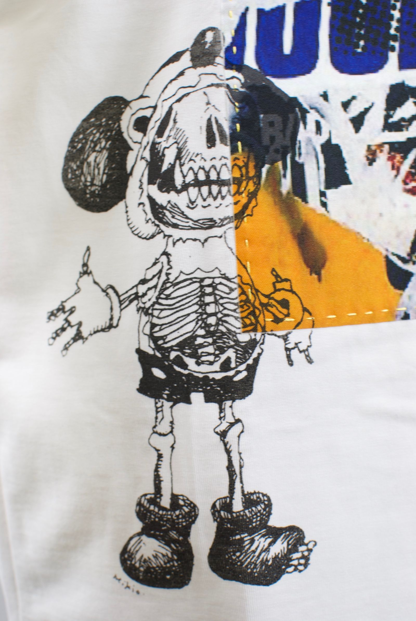 ONE-694 ZULUCKY 48サイズ / ハンドメイド / LANDER BLUE 別注モデル  / 1点もの /アートTシャツ