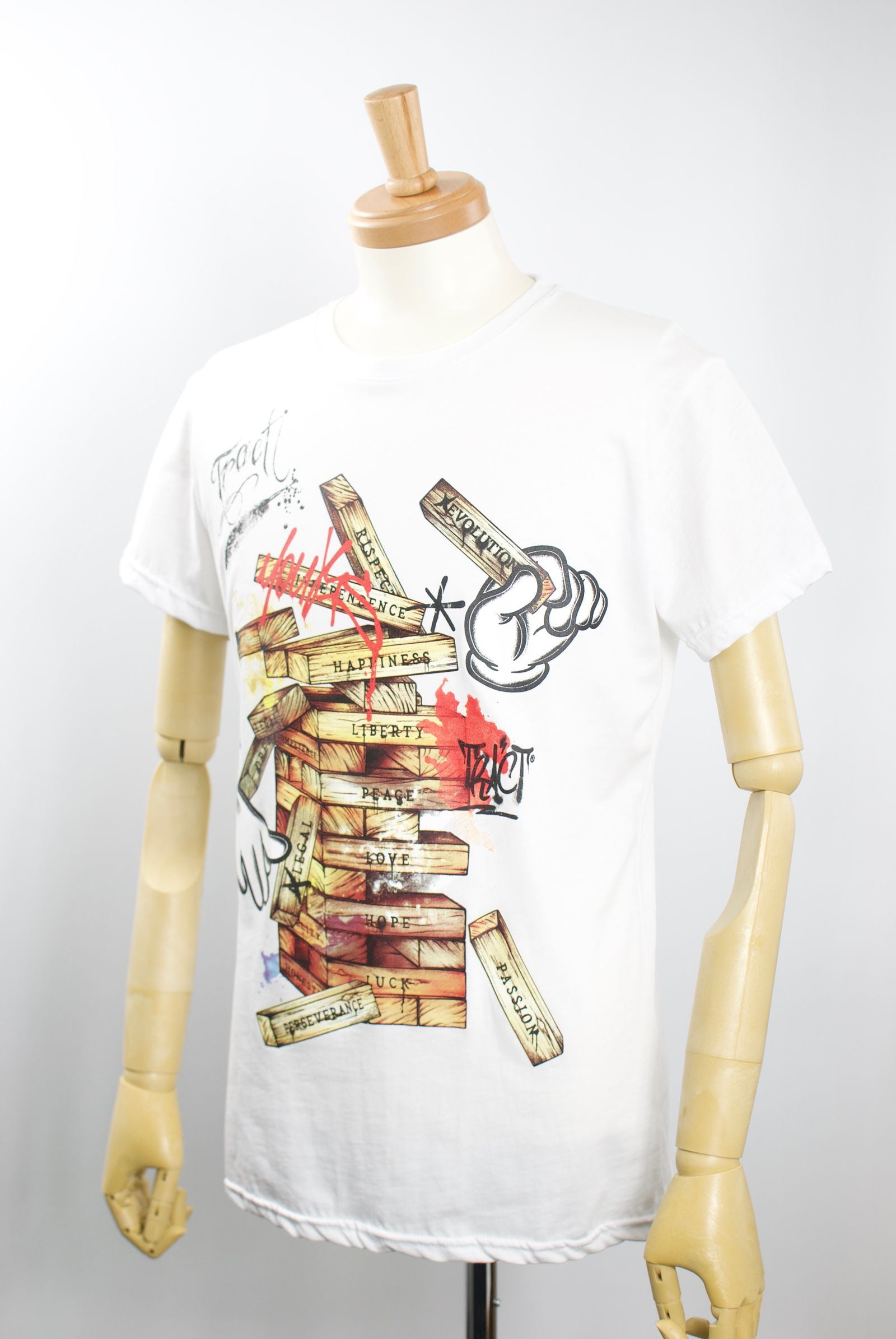 TR167M / CHOOSE /グラフティーTシャツ / アート / MADE IN ITALY