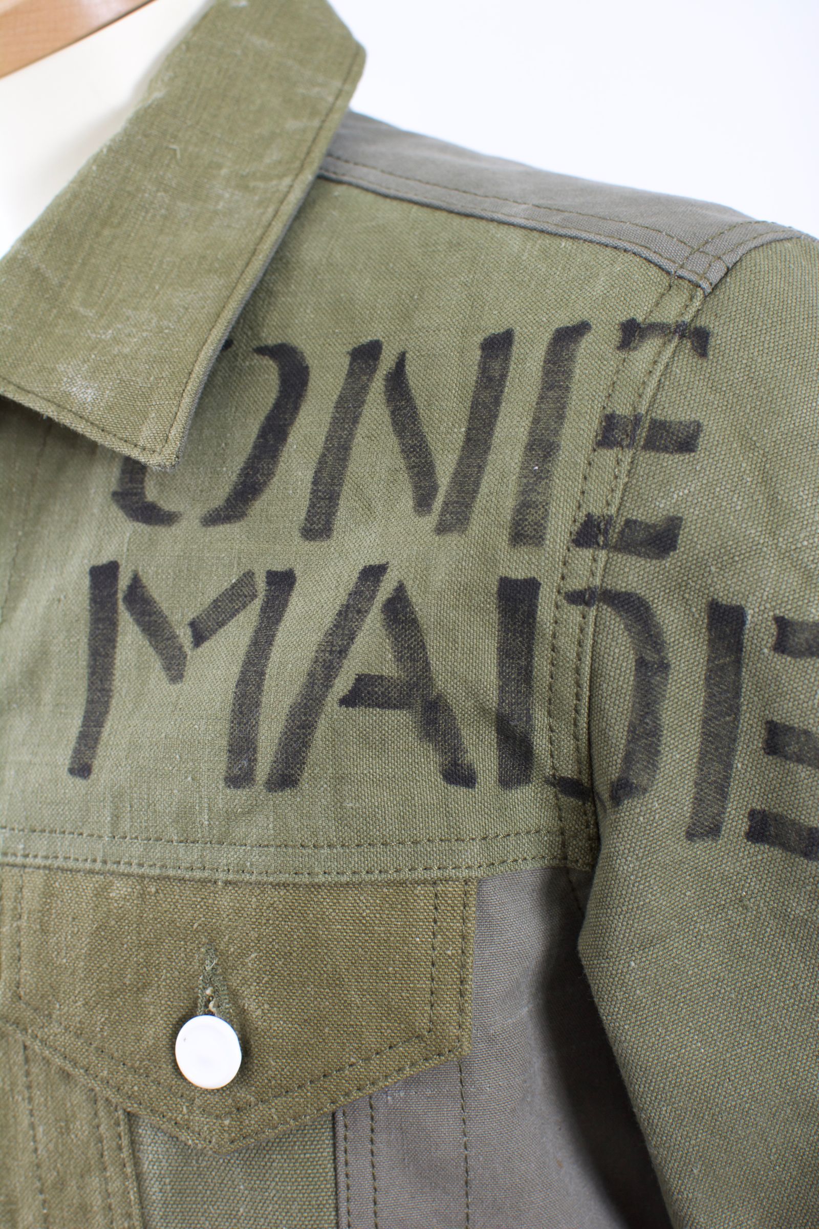 ONE-562 REBUILD JACKET / 1点物(M相当) / FRANCH ARMY DUFFLE BAG / ハンドメイド