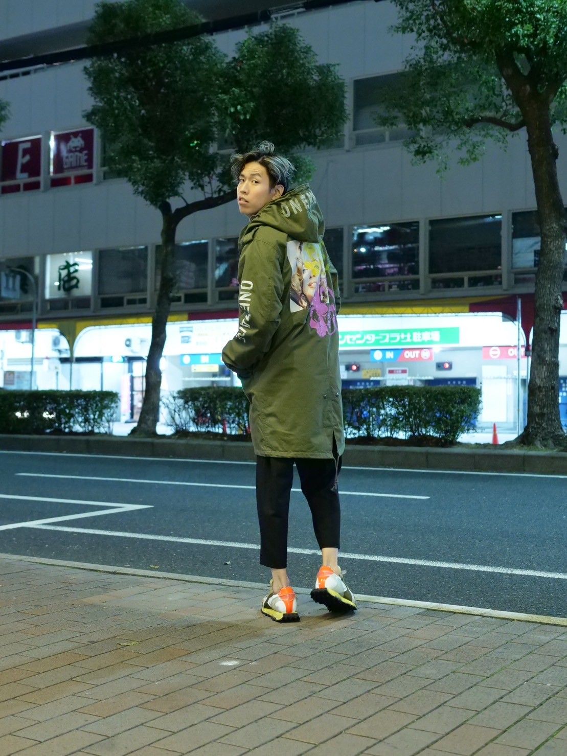 「ONEMADE×LanderBlue」 別注のモッズコートコーディネート②