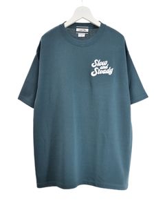 【3D刺繍】LANDER BLUE オリジナル / 刺繍Tシャツ / 高品質な厚手Tシャツ / 9オンス / ビックシルエット / ヘビーウェイトTシャツ / ヘビーオンスTシャツ