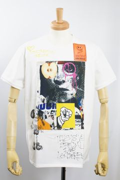 ONE-694 ZULUCKY 48サイズ / ハンドメイド / LANDER BLUE 別注モデル  / 1点もの /アートTシャツ  ONE MADE