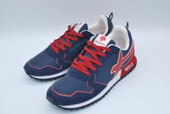 JET-M  / NAVY /ローカットスニーカー「スウェード×ナイロン×レザーの異素材コンビネーション」
