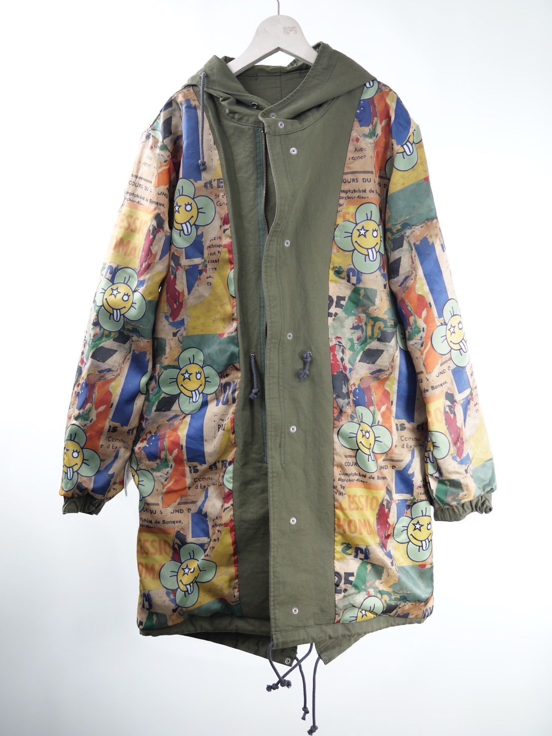 【世界で一枚だけ】別注 モッズコート / ヴィンテージカーキ / ハンドメイド / アートブランド / UNISEX /PARKA SHELL M-1951 / M-51