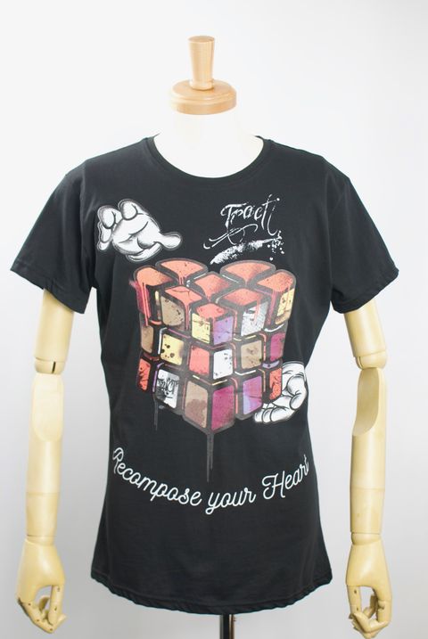 TR166M / NEW RECOMPOSE / グラフィティーTシャツ / アート / MADE IN ITALY