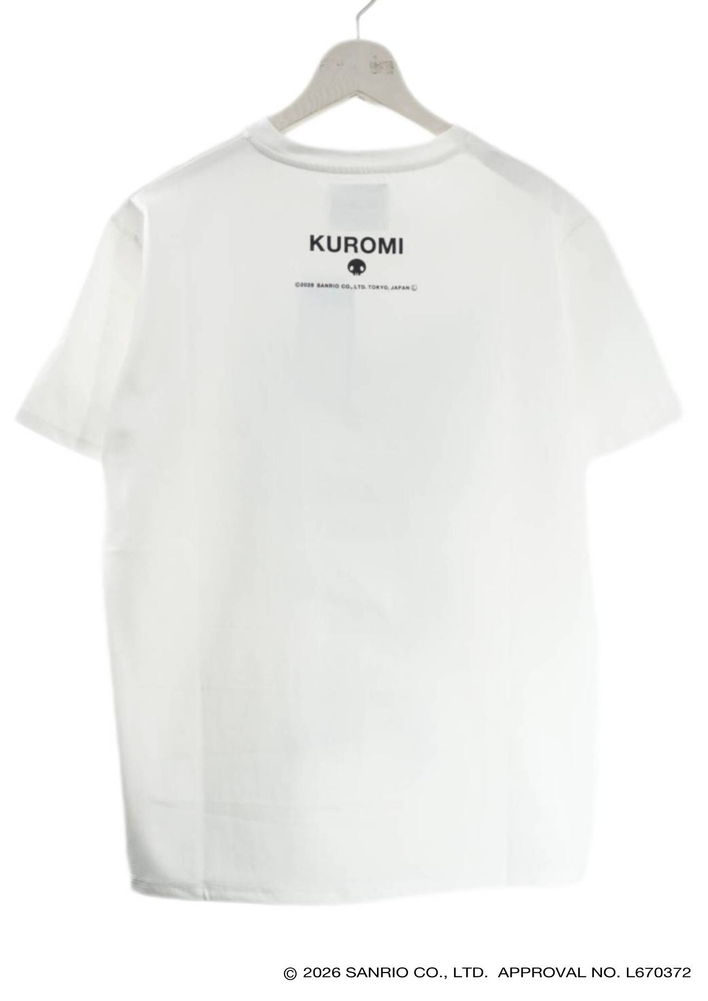 【KUROMIデザイン】TR-096 / 3DアートTシャツ / クロミ / WHITE / ユニセックス