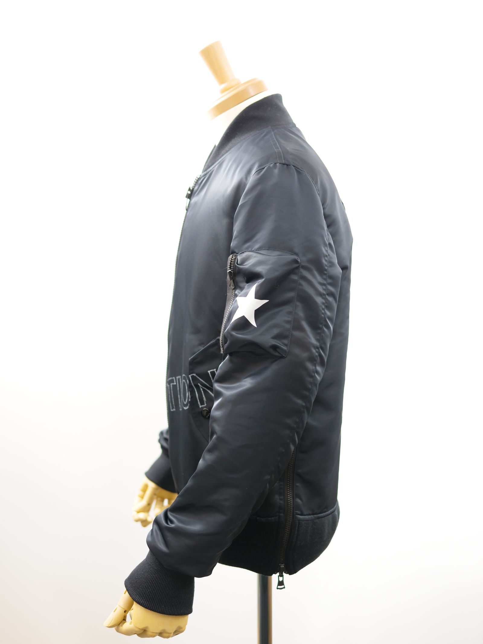 ONEMADE / LANDERBLUE別注 / 48サイズ(M〜L) / MA1 /リバーシブル / ハンドメイド/ MADE IN JAPAN