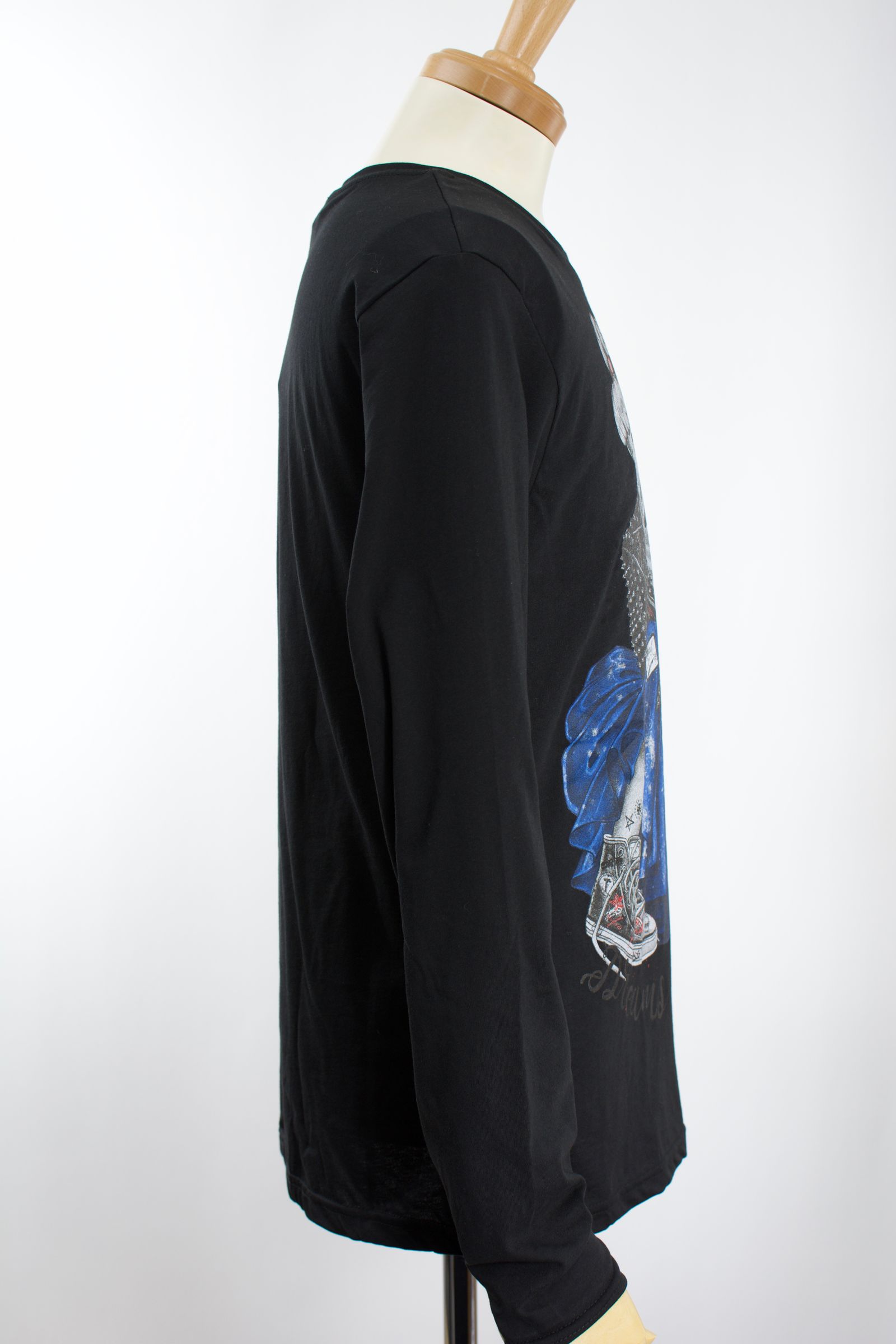 TR200BAMLS  / STREET ROMANCE  / BLACK / グラフィティーTシャツ / アート / MADE IN ITALY