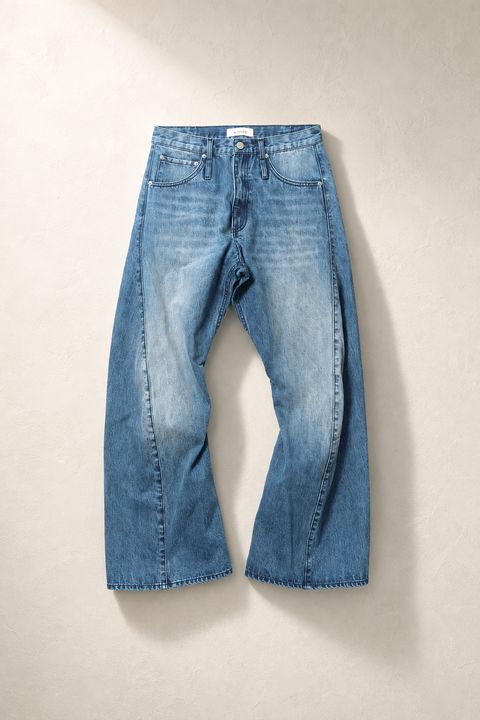 【フレアデニムパンツ】 TWIST FLARE 3D DENIM PANTS / インディゴブルー /  13.3オンス / タイトシルエット