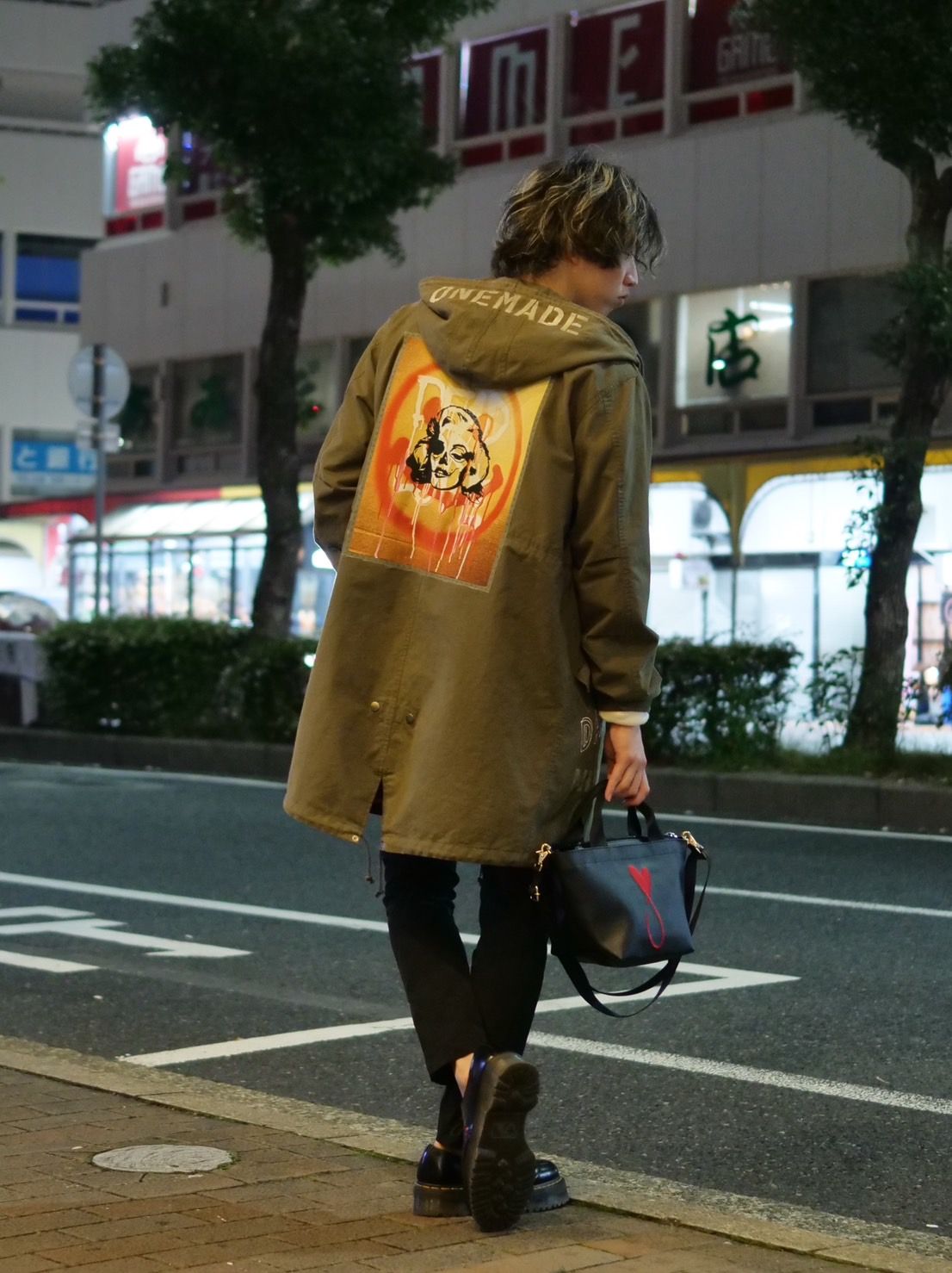 【世界で一枚だけ】別注 モッズコート / マリリンモンロー / ヴィンテージカーキ / ハンドメイド / アートブランド / UNISEX /PARKA SHELL M-1951 / M-51