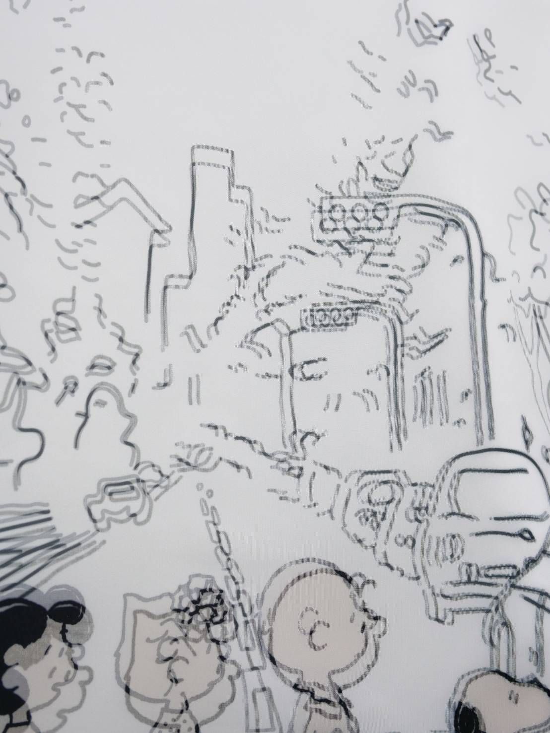 【スヌーピーシリーズ】 TR-098 / PEANUTS / SNOOPY / ライセンス商品 / 3Dアート / スヌーピーTシャツ / WHITE / UNISEX