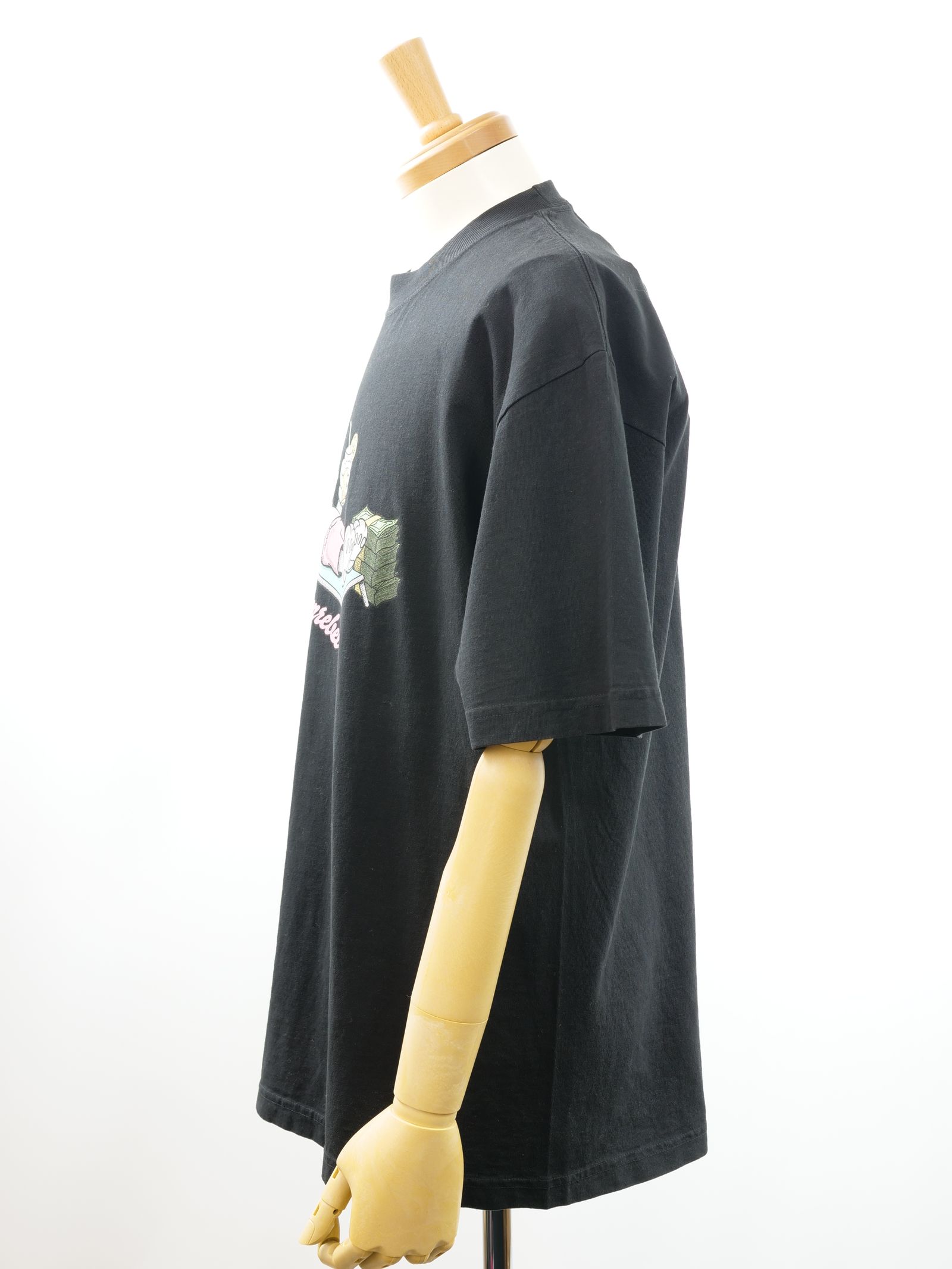 BUCKS BOX T / BLACK / 黒色 / オーバーサイズ  / USA産コットン / ヘビーオンス /厚手