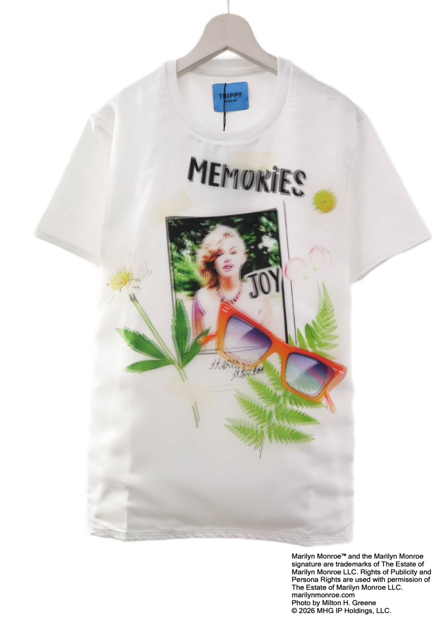 【マリリンモンローデザイン】TR-144 / MONROE JOY / 3DTシャツ / WHITE/ ユニセックス