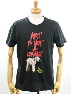 【現代作家が手がける】芸能人着用ブランド /  Art T-shirt /MX-1221/ Black / 黒 /