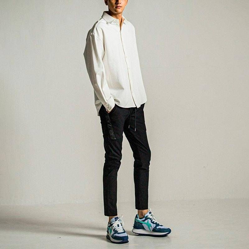 【コラボスニーカー】 W6YZ×RESOUNDCLOTHING / デニムスニーカー / ローカット / YAK-M RESOUND CLOTHING / JEANS-WHITE-TIFFANY【40-1C16】