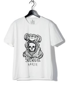 【SWITCHBLADE x MAXSIX 】L'Arc～en～Ciel HYDEプロデュースブランド / コラボTシャツ / WHITE /ユニセックス