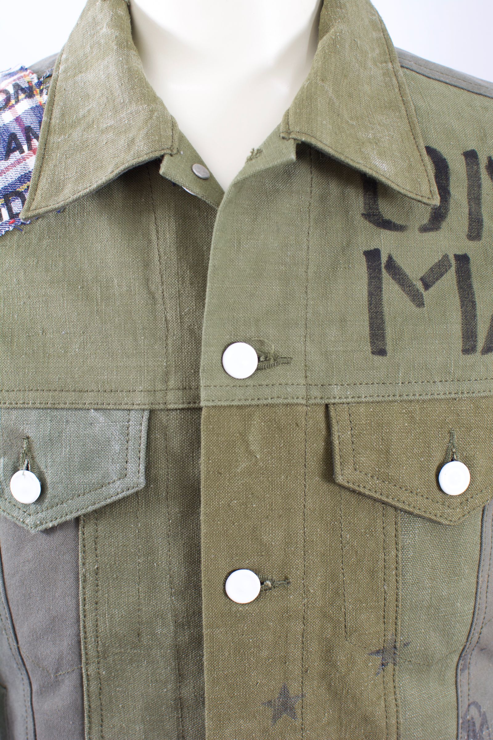 ONE-562 REBUILD JACKET / 1点物(M相当) / FRANCH ARMY DUFFLE BAG / ハンドメイド